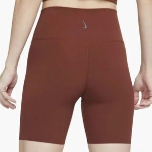 🖤Nike Women's Yoga Luxe High Waist Shorts Oxen Brown